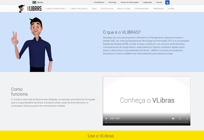 Site VLibras