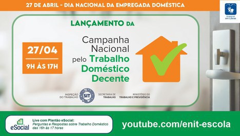 Governo Federal lança Campanha pelo Trabalho Doméstico Decente